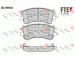Sada brzdových destiček, kotoučová brzda FTE 9010493