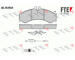 Sada brzdových destiček, kotoučová brzda FTE 9010512