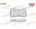 Sada brzdových destiček, kotoučová brzda FTE 9010533