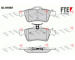 Sada brzdových destiček, kotoučová brzda FTE 9010549