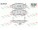 Sada brzdových destiček, kotoučová brzda FTE 9010550