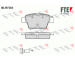 Sada brzdových destiček, kotoučová brzda FTE 9010557
