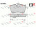 Sada brzdových destiček, kotoučová brzda FTE 9010575