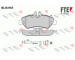 Sada brzdových destiček, kotoučová brzda FTE 9010611