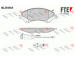 Sada brzdových destiček, kotoučová brzda FTE 9010630