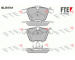 Sada brzdových destiček, kotoučová brzda FTE 9010633