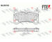 Sada brzdových destiček, kotoučová brzda FTE 9010641