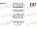 Sada brzdových destiček, kotoučová brzda FTE 9010661