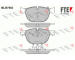 Sada brzdových destiček, kotoučová brzda FTE 9010663
