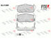 Sada brzdových destiček, kotoučová brzda FTE 9010684