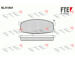 Sada brzdových destiček, kotoučová brzda FTE 9500067