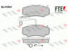Sada brzdových destiček, kotoučová brzda FTE 9010688