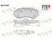 Sada brzdových destiček, kotoučová brzda FTE 9010694