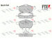 Sada brzdových destiček, kotoučová brzda FTE 9010724