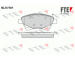 Sada brzdových destiček, kotoučová brzda FTE 9010755