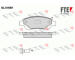 Sada brzdových destiček, kotoučová brzda FTE 9010763