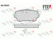 Sada brzdových destiček, kotoučová brzda FTE 9010765
