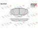 Sada brzdových destiček, kotoučová brzda FTE 9010774