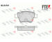 Sada brzdových destiček, kotoučová brzda FTE 9010778