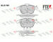 Sada brzdových destiček, kotoučová brzda FTE 9010823