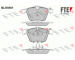 Sada brzdových destiček, kotoučová brzda FTE 9010835