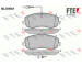 Sada brzdových destiček, kotoučová brzda FTE 9010841
