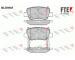 Sada brzdových destiček, kotoučová brzda FTE 9010845
