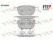 Sada brzdových destiček, kotoučová brzda FTE 9010847