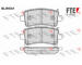 Sada brzdových destiček, kotoučová brzda FTE 9010853