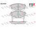 Sada brzdových destiček, kotoučová brzda FTE 9010863