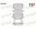 Sada brzdových destiček, kotoučová brzda FTE 9010864
