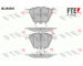 Sada brzdových destiček, kotoučová brzda FTE 9011038