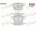 Sada brzdových destiček, kotoučová brzda FTE 9010907