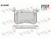 Sada brzdových destiček, kotoučová brzda FTE 9010923