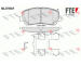Sada brzdových destiček, kotoučová brzda FTE 9010931