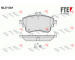 Sada brzdových destiček, kotoučová brzda FTE 9010938