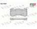 Sada brzdových destiček, kotoučová brzda FTE 9010943