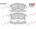 Sada brzdových destiček, kotoučová brzda FTE 9010946