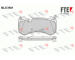 Sada brzdových destiček, kotoučová brzda FTE 9010949