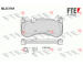 Sada brzdových destiček, kotoučová brzda FTE 9011071