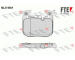 Sada brzdových destiček, kotoučová brzda FTE 9010954