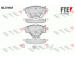 Sada brzdových destiček, kotoučová brzda FTE 9010987