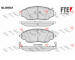 Sada brzdových destiček, kotoučová brzda FTE 9010991