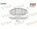 Sada brzdových destiček, kotoučová brzda FTE 9010997