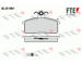 Sada brzdových destiček, kotoučová brzda FTE 9011003
