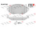 Sada brzdových destiček, kotoučová brzda FTE 9011113