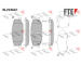 Sada brzdových destiček, kotoučová brzda FTE 9011190