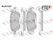 Sada brzdových destiček, kotoučová brzda FTE 9011218