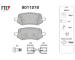 Sada brzdových destiček, kotoučová brzda FTE 9011278