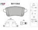 Sada brzdových destiček, kotoučová brzda FTE 9011352